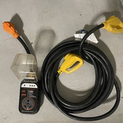 RV Power Cord Extension & Surge Protector
