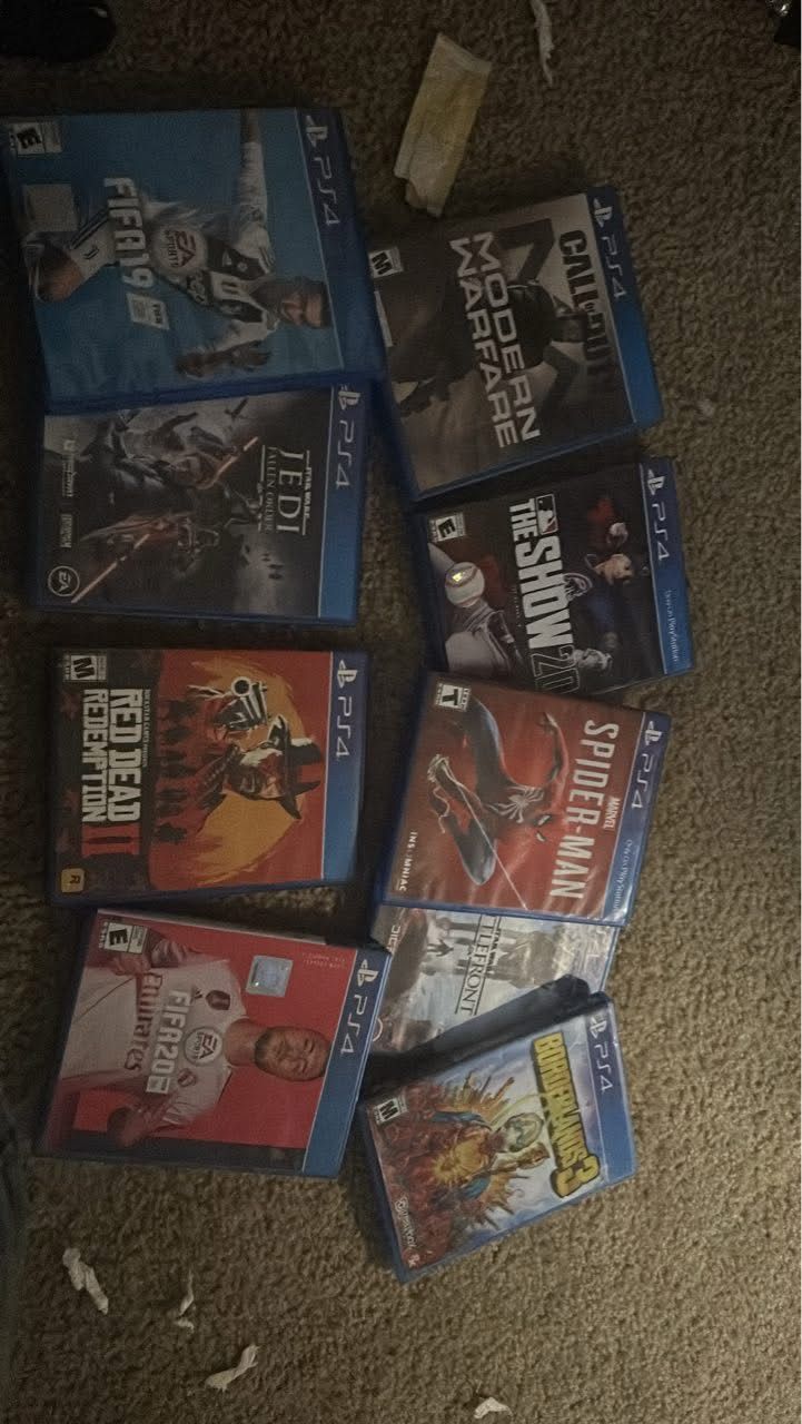 8 Video Games For PS4