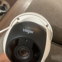 Voger 360° View Wifi Home Security Camera System 1080P with IP66 Weatherproof Motion Detection Night Vision 2-Way Audio