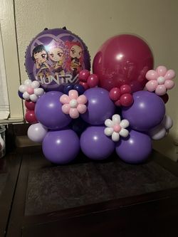  K-Pop Demon Hunter Balloon Stack (Custom Colors)