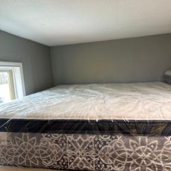 Set King Sizes Mattres And Box Spring 
