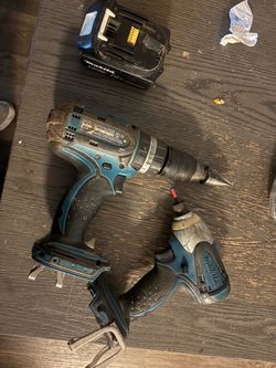 Makita  hammer drill , impact & battery ,charger