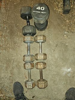 Dumbells Pairs Of 25,30,40