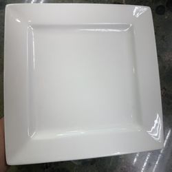 12 Inch Square Plates (Cameo China)