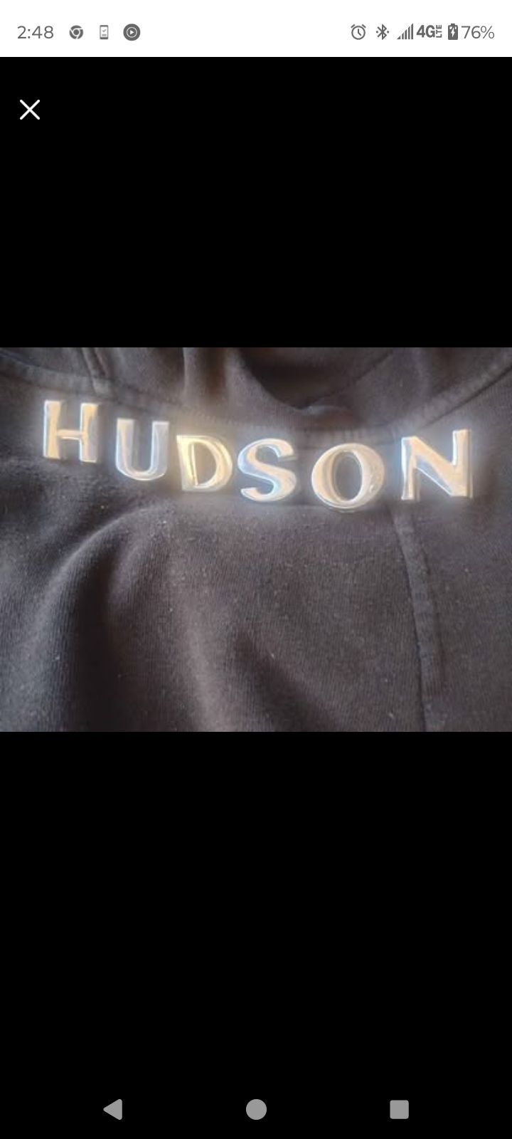 Hudson vintage 1950s oem chrome plated set of letters