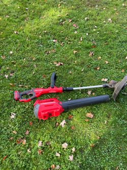 Cordless String Trimmer & Leaf Blower