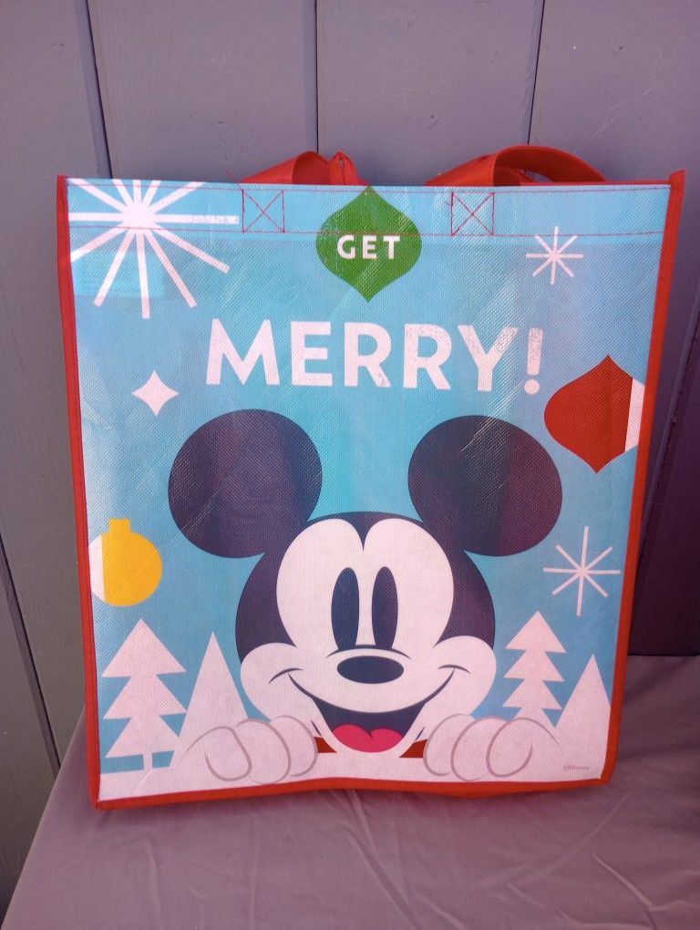 Mickey Christmas Reusable Bag
