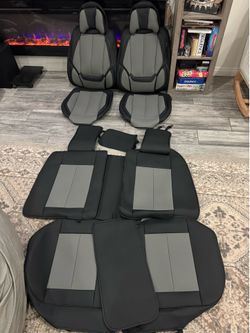 New Full Set Car Seat Covers For Trucks /suvs/sedans(universal)