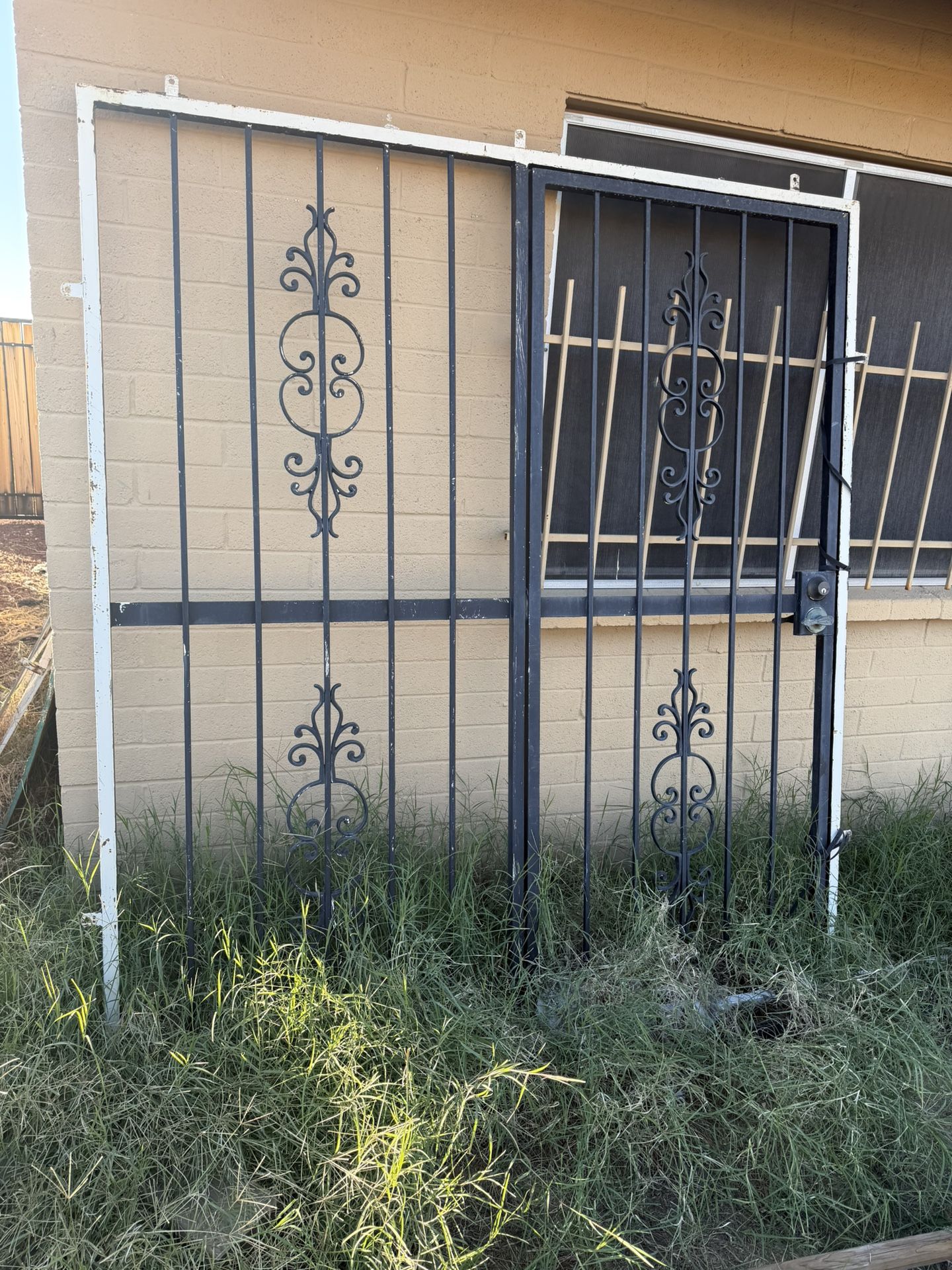 sliding door security gate