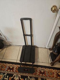 TROLLEY WITH BLACK  COLOR FOLDABLE PORTABLE AND 500 LBS CAPACITY
