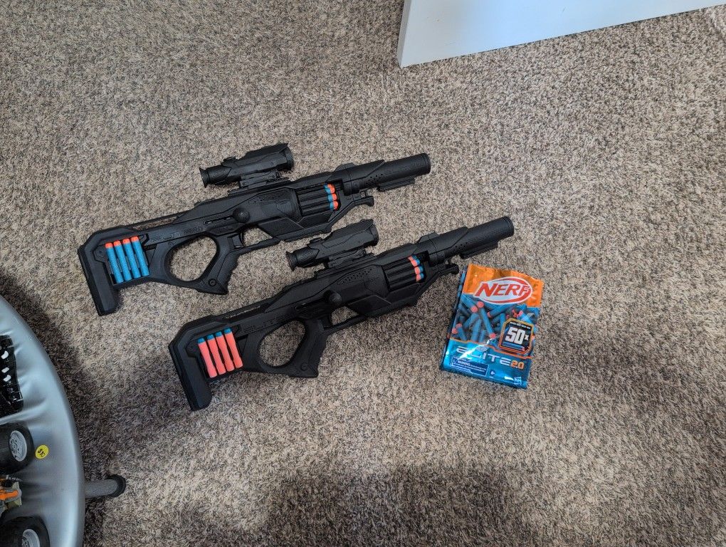 Nerf Guns And Darts