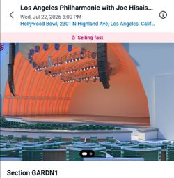 Los Angeles Philharmonic with Joe Hisaishi - Film Music Concert featuring Studio Ghibli *PARKING PASS INCLUDED*