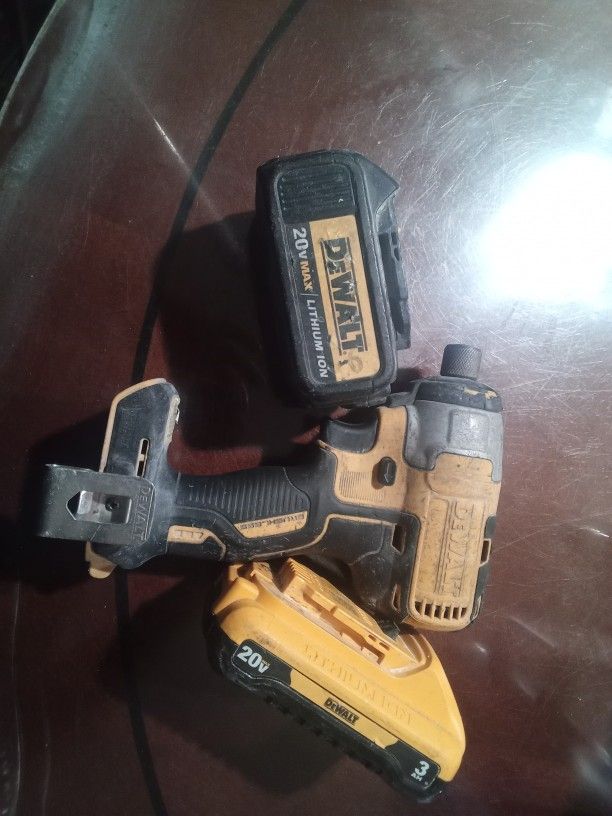 DeWalt Drill And Two Batteries