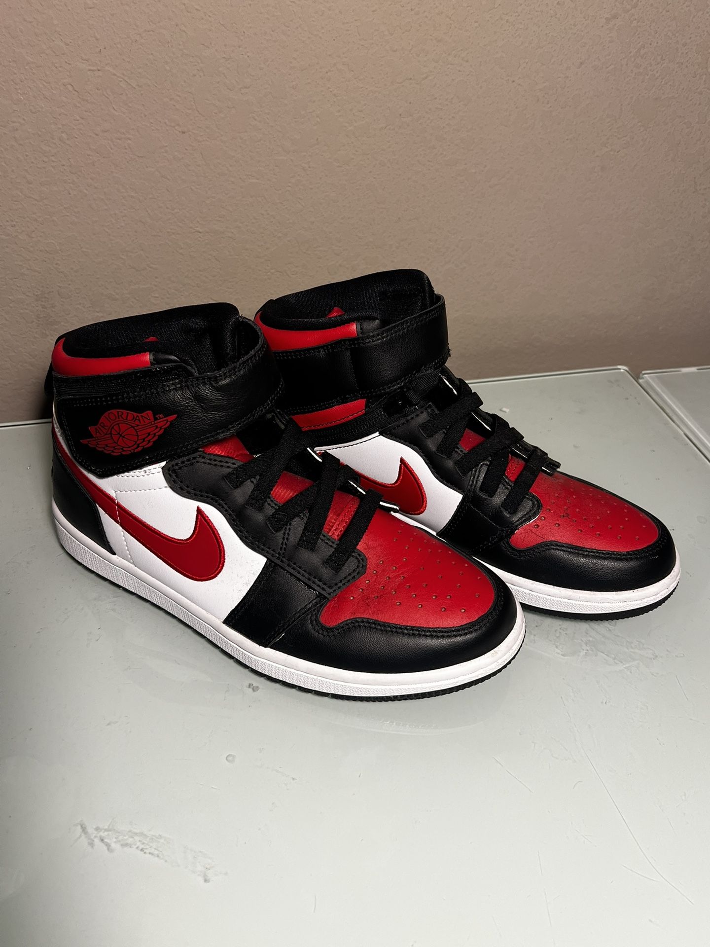 Red and Black Air Jordan 1 Mid SE