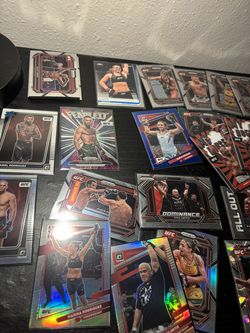 UFC 2023 panini prizm and 2022 optic