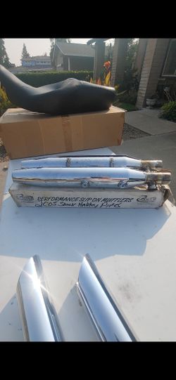 Exhaust Pipes For A Harley Davidson. In Very Good Condition.
