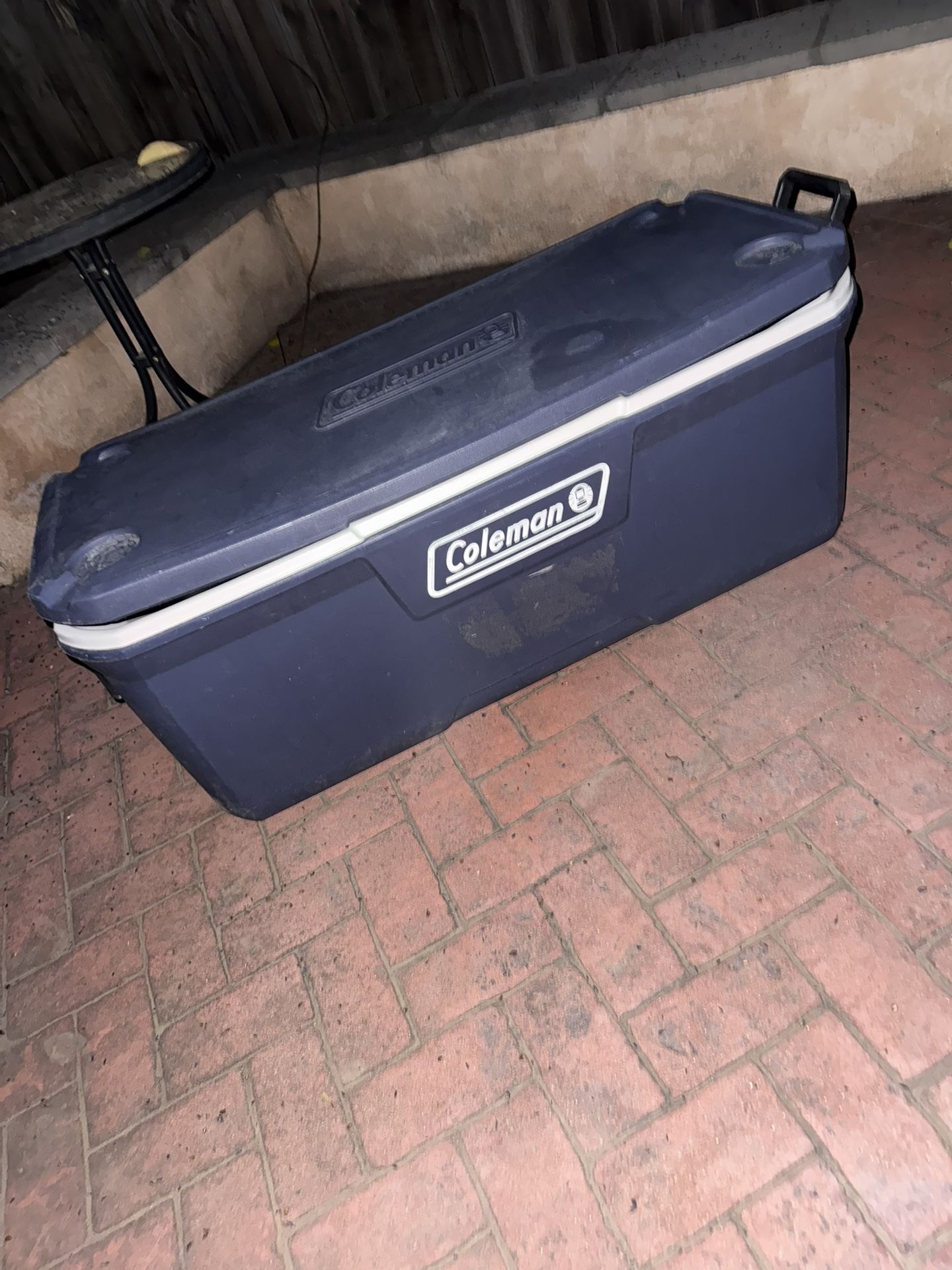 Coleman 150 Qt Hard Sided Cooler, Blue Nights