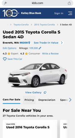 2015 Toyota Corolla