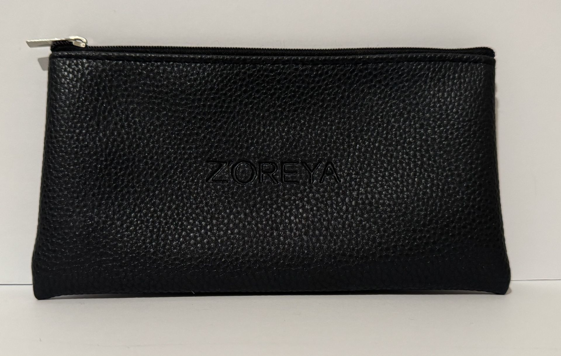 Zoreya Classic Black Makeup Bag
