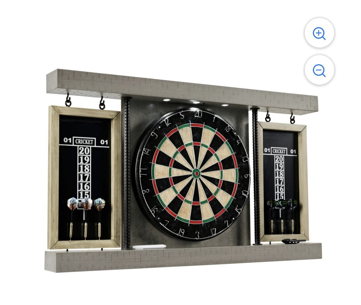 Prescott Bristle Dartboard Cabinet Set