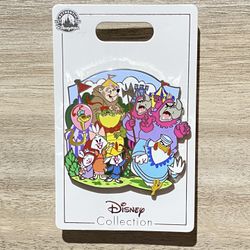 New Disney Pin BIG Robin Hood Hiss Friar Tuck Lady Kluck Skippy Crocodile DLR