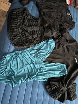 Women's Clothing Bundle Black and Teal
