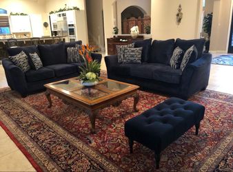 2 Navy Couches