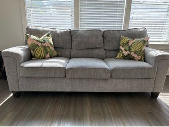 Comfortable & Stylish Gray Sofa For Sale