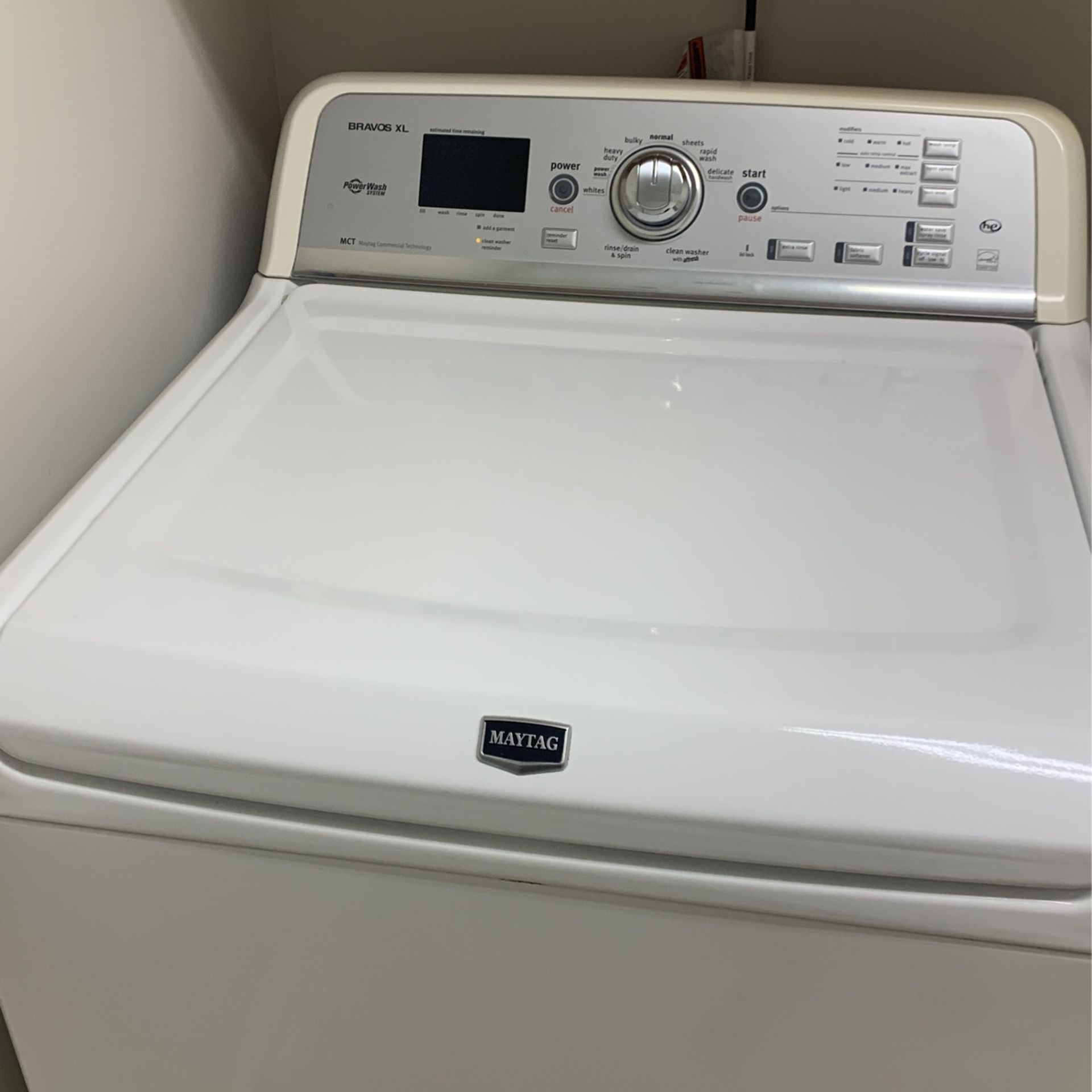 Washer Maytag Bravos XL