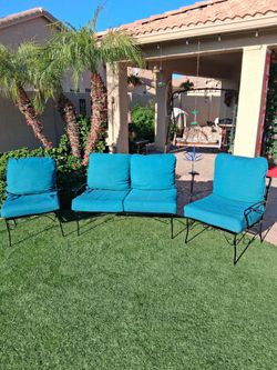 Patio Loveseat Chairs Cushions 