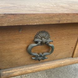 Antique Wood Side Tables (2)