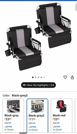 Bleacher chairs