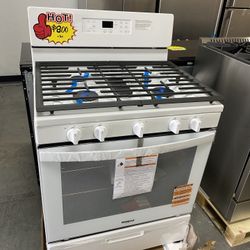 *NEW OPEN BOX* Whirlpool 5 Burner Gas Stove 