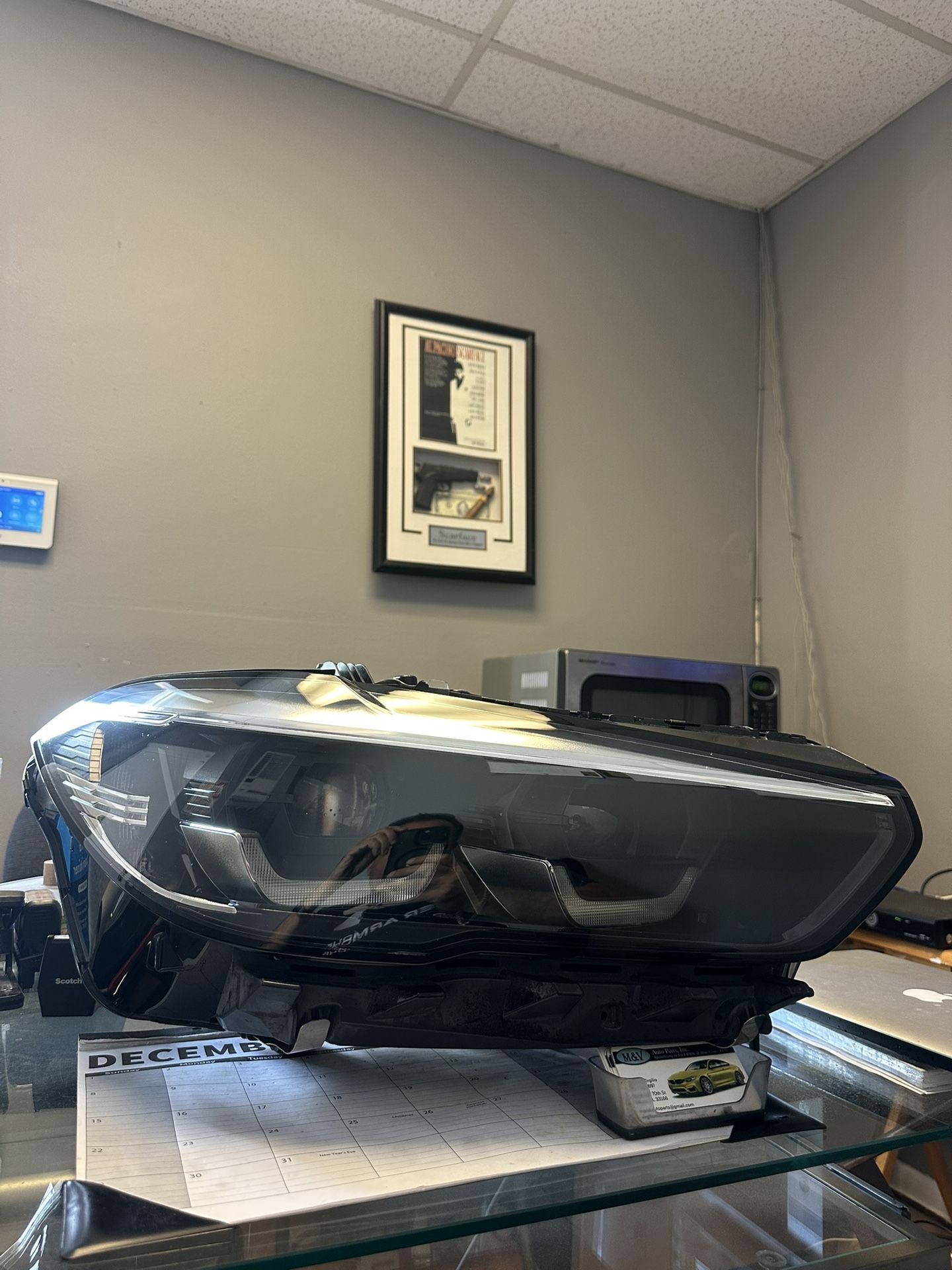 BMW X5 G05 OEM RIGHT PASSENGER LED HEADLIGHT HOUSING ( NO MODULES ) 2019-2022