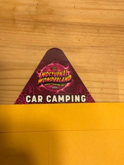 Nocturnal Wonderland 2026 car camping pass