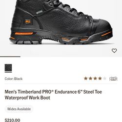 Timberland Pro Size 12 $180