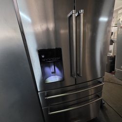 KITCHENAID 4 DOOR STAINLESS STEEL REFRIGERATOR