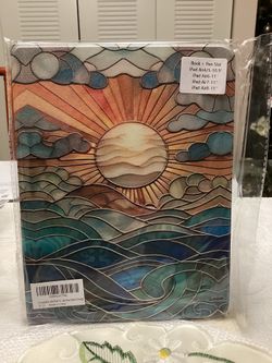 iPad New Case Stained Glass Sunshine Pattern Fits IPad Air 4/5 - 10.9” and iPad Air 6, 7 and 8 - 11”