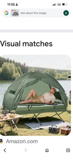 Camping Cot Tent Set