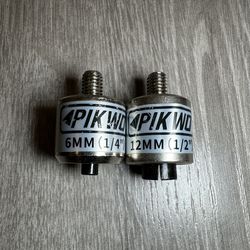 PIK Wood Drill Guide Stops 6mm (1/4”) & 12mm (1/2”) Set