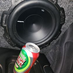 10 Inch Rockford Fosgate Subwoofer And BOX