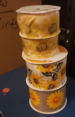 4 New Flower Ribbons