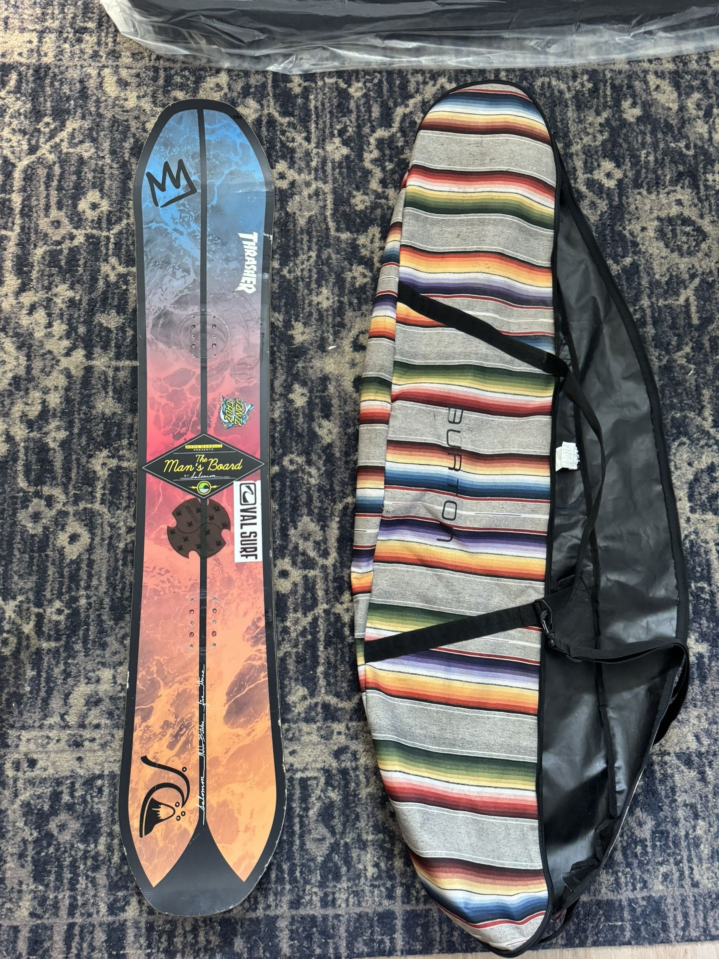 Snowboard: Salomon Bodi Merill Signature Board + Burton Snowboard Bag!!