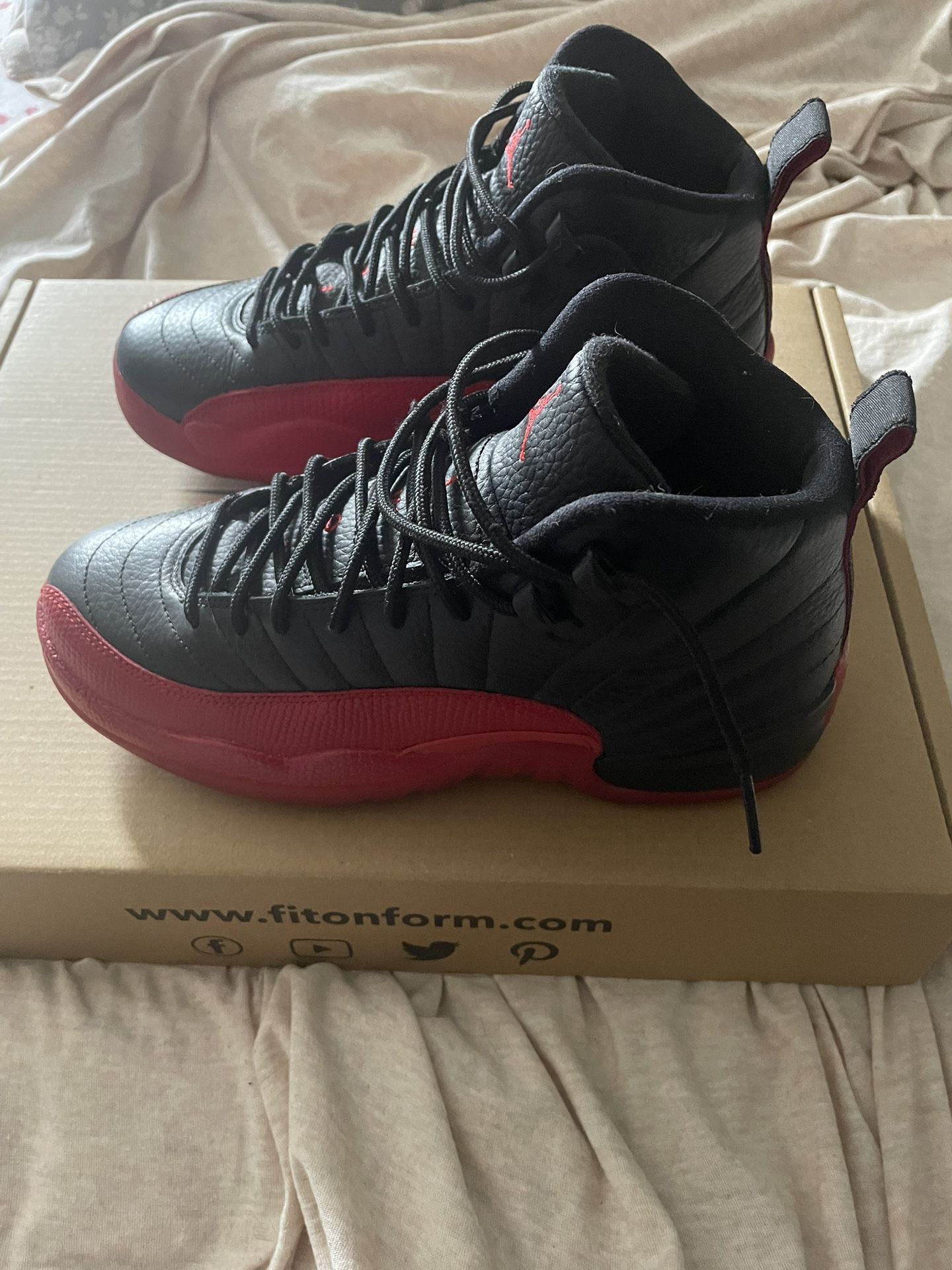 Retro Air Jordan 12 Flu Game sneakers