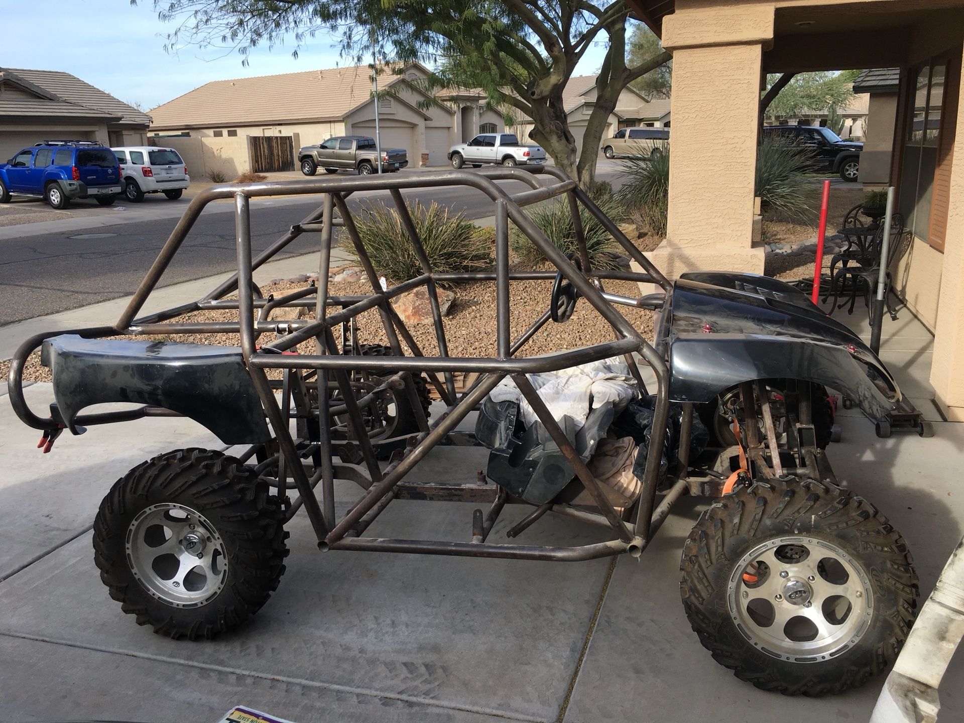 One NOT complete rhino race chassis setup for hyabussa motor