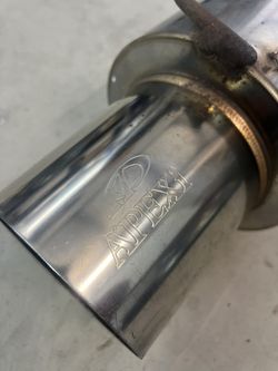 Apexi N1 Muffler 3in Inlet 4.5in Outlet