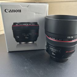 Canon Prime Lens 50mm F1.2