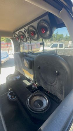 Speaker Panel Universal Rack 4 6.5 8’ highs Tweeter Ds18 deaf bonce super loud financing
