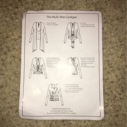 Victoria Secret Multi-Way Cardigan 