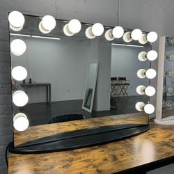 Large makeup vanity Mirror 44x33x12” - Hollywood Glow® Lite Pro Vanity Mirror